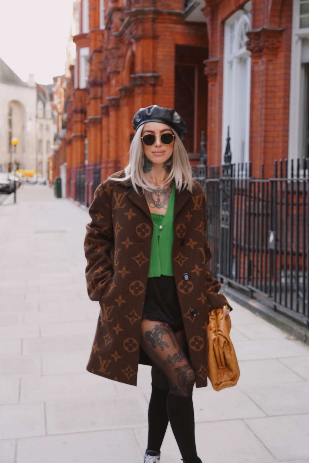 The Louis Vuitton Raw Monogram Coat • Sammi  Fashion hacks clothes,  Fashion, Louis vuitton outfits women