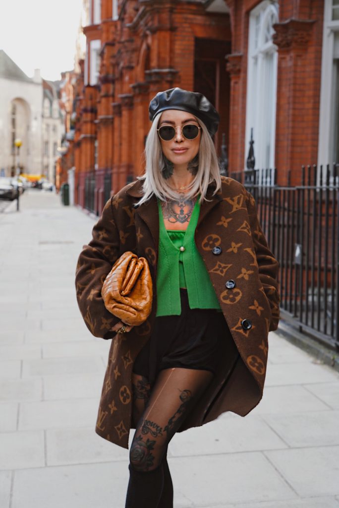 Louis vuitton monogram coat outlet